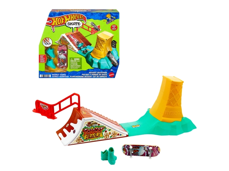Hot Wheels Action Skate Drop In-skejtset, sortiment, Fingerboard, set, 5 År, Plast, Blandade färger | Leksaker - Bilar och andra fordon - Lekset med fordon | GameStuff