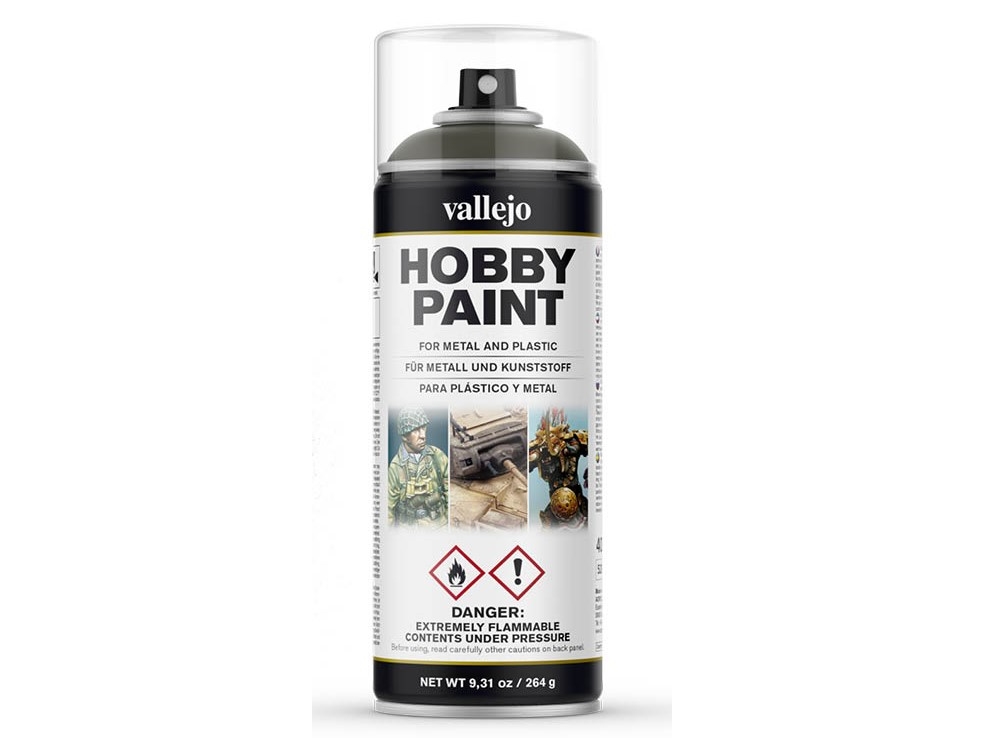 Vallejo 28.003, Grön, Grå, Sprayfärg, Vätska, 400 ml, 1 styck | Cement & Murbruk | GameStuff