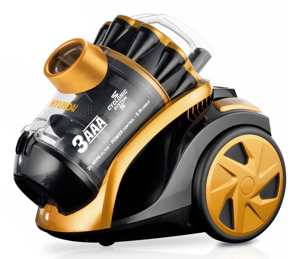 Hyundai VC014, 800 W, Sylinteripölynimuri, Kuiva, Pussiton, 1,3 L, HEPA