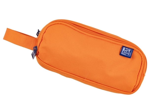 Oxford 400183506, Weiches Federmäppchen, Orange, Einfarbig, Reißverschluss, 220 Mm, 70 Mm