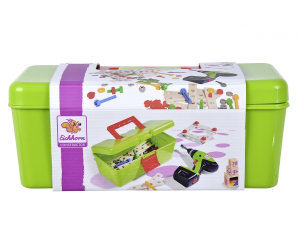Eichhorn Komponentsæt Constructor Antal dele: 70 Aldersklasse: fra 3 år