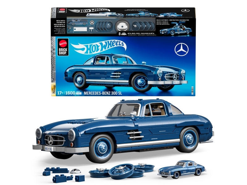 Mattel Brick Shop Hww25 - Mercedes-benz 300 Sl - Hot Wheels Premium