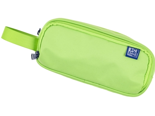 Oxford 400183525, Weiches Federmäppchen, Grün, Einfarbig, Reißverschluss, 220 Mm, 70 Mm
