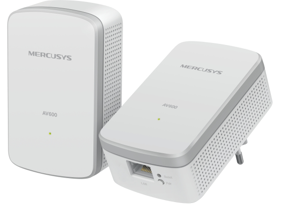 Mercusys MP300 KIT, 600 Mbit/s, IEEE 802.3, IEEE 802.3u, HomePlug AV2, 128-bit AES, 2,34 W, 0,71 W