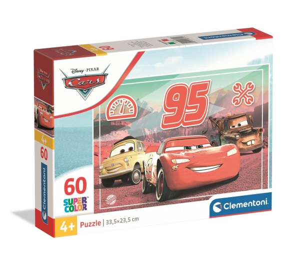 Clementoni Puslespil Pixar Cars 2026, 60 Brikker
