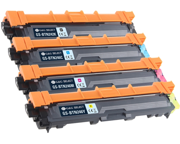 G&G Gs-Btn242k/246Cmy-4P, Gelb, Schwarz, Magenta, Cyan, 4 Stück(E)
