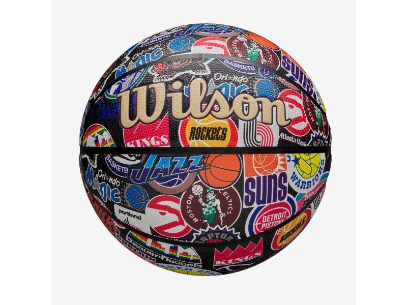 Wilson NBA All Team Retro, Flerfarvet, Indendørs & udendørs, NBA, 1 stk