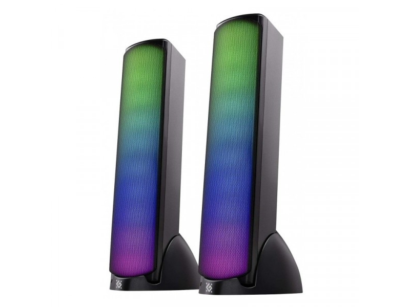 Defender SKYPULSE 2.0 pc-højttalere 10W Bluetooth USB RGB-belysning (65097)