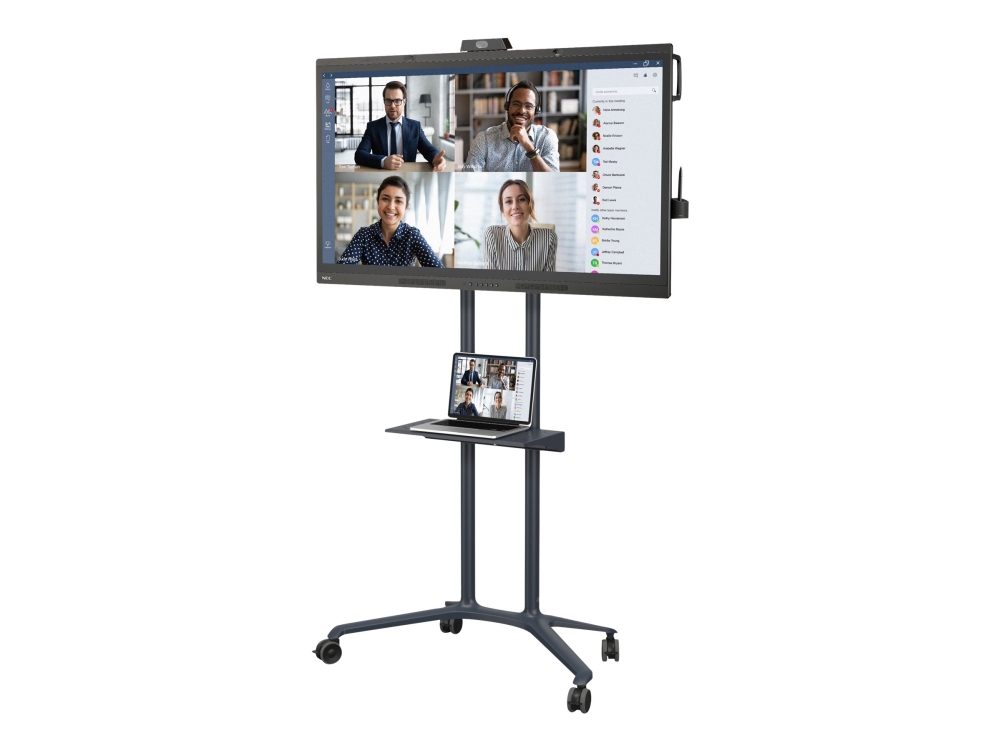Nec Pd04 Tipster Trolley - Vogn Med Hjul - For Lcd Display - Aluminium - Mørkegrå - Monteringsgrænseflade: 400 X 400 Mm - For Multisync M431, M491, M