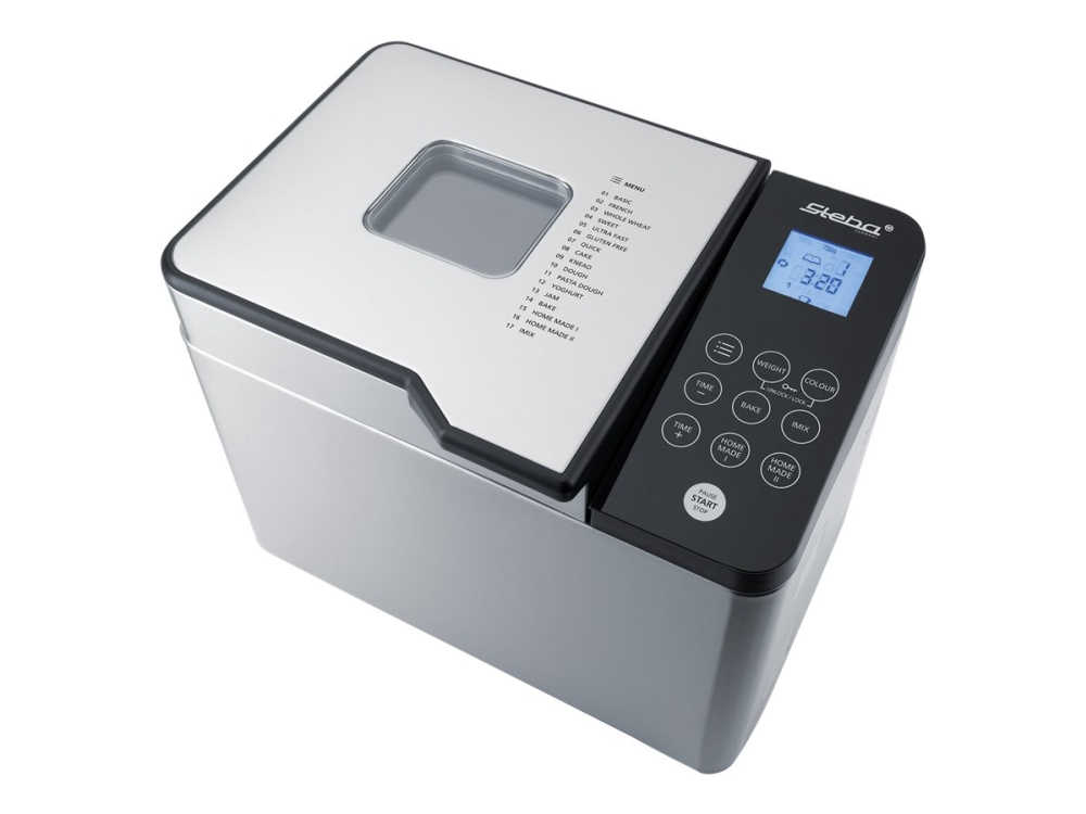 Steba BM 2 - Brødmaskine - 600 W - rustfrit stål/sort