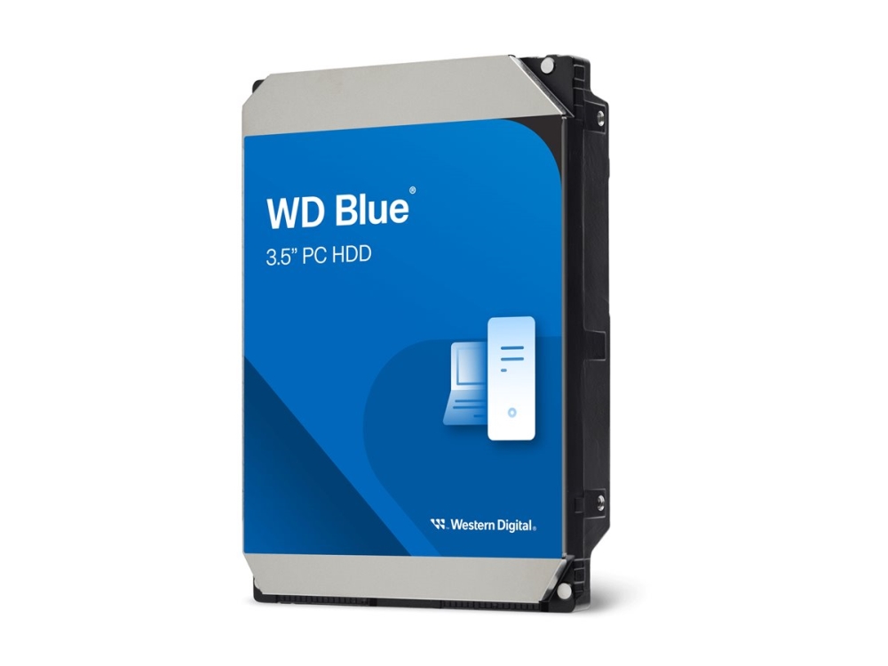 WD Blue WD80EAAZ - Harddisk - 8 TB - intern - 3.5 - SATA 6Gb/s - 5640 rpm - buffer: 256 MB