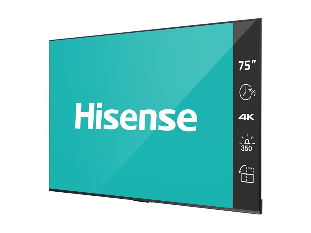 Hisense Monitorius 75Dp30fe 75 Cali 4K Uhd Ads Digital Signage Display 16/7