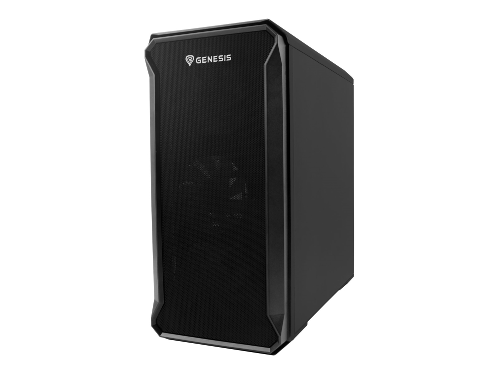 Genesis Irid 503, Micro Tower, Pc, Schwarz, Micro Atx, Mini-Itx, Acrylnitril-Butadien-Styrol (Abs), Netz, Stahl, Gehärtetes Glas, Gaming