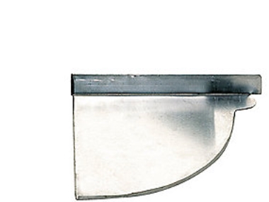 333MM RZ HØJRE ENDEBUND 1/4 RUND