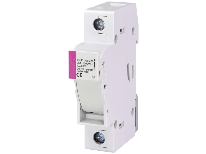 ETI Elektrotechnik 002540201 EFH 10 DC 1p Sikringsholder Passer til Finsikring 10,3 x 38 mm 25 A 1000 V 1 stk