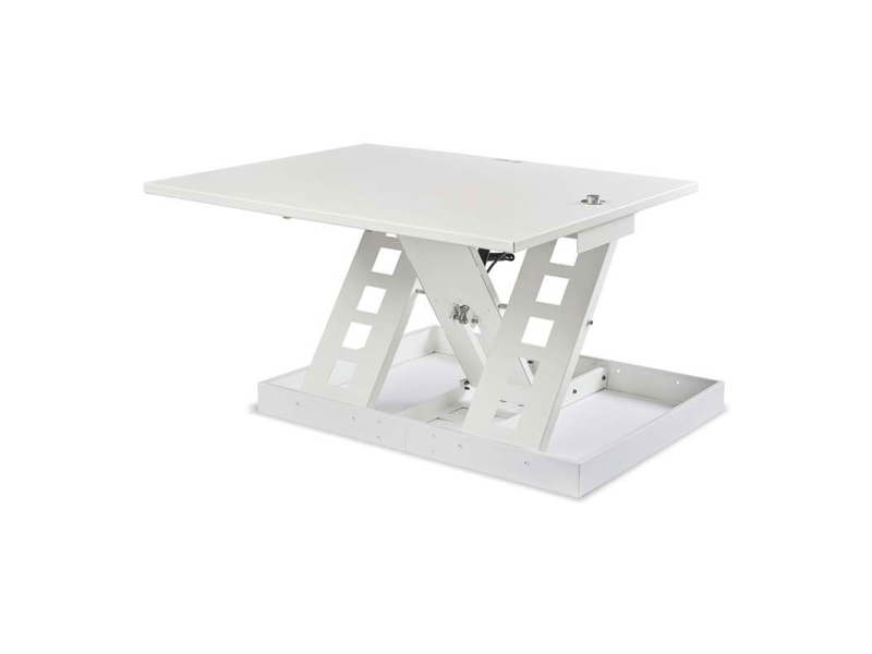 Hæve/sænkebord Steppie hvid