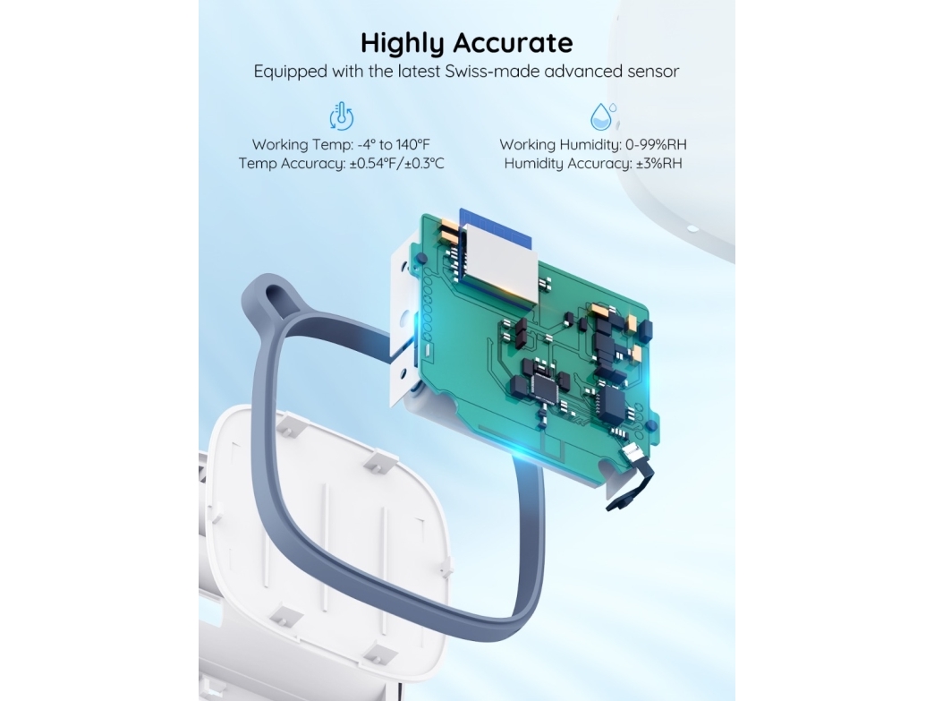 Govee H5179  Lämpö- ja kosteusmittari  Wi-Fi, näyttö