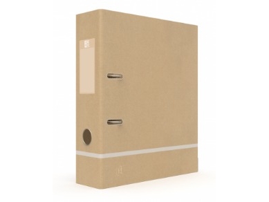 OXFORD mapp ryggbredd 8 cm DIN A4 kartong beige | Arkivering - Elastikmappar & Chartekker - Övriga | GameStuff