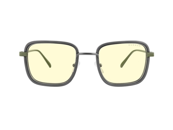 Gunnar Optiks FAL-05501, Unisex, Firkant, Klassisk, Grøn, Grå, Nylon, Rustfrit stål, 2 År