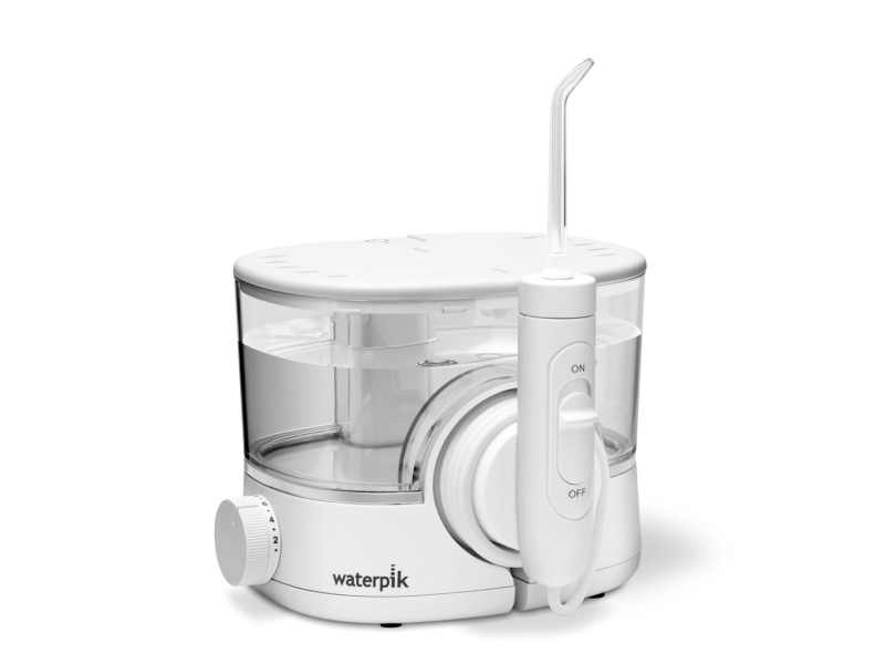 Waterpik WF-11 ION Cordless, Valkoinen, Johdoton suun huuhtelulaite, Akku, Litiumioni (Li-Ion), 157,5 mm, 154,9 mm