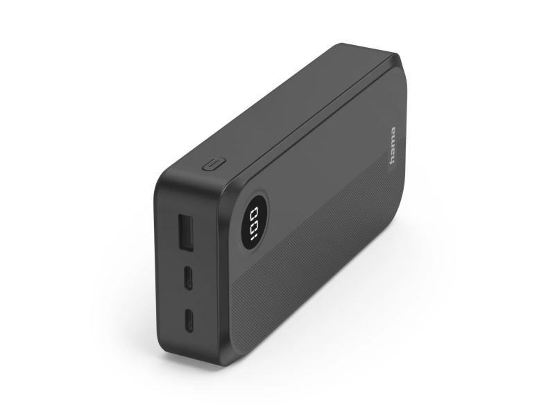 Hama 00201755, 20000 Mah, Lithium-Polymer (Lipo), Schwarz