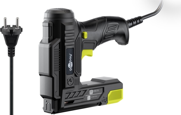 Goobay 77820, Spik-/h&auml;ftpistol, Svart, Gul, 20 skott/min, 6 mm, 1,4 cm, 1,4 cm