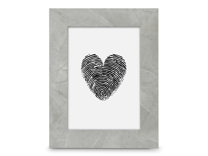 Hama Lio, Einzelbilderrahmen, Mdf-Platten, Grau, Tisch, Wand, 13 X 18 Cm, Nachdenklich