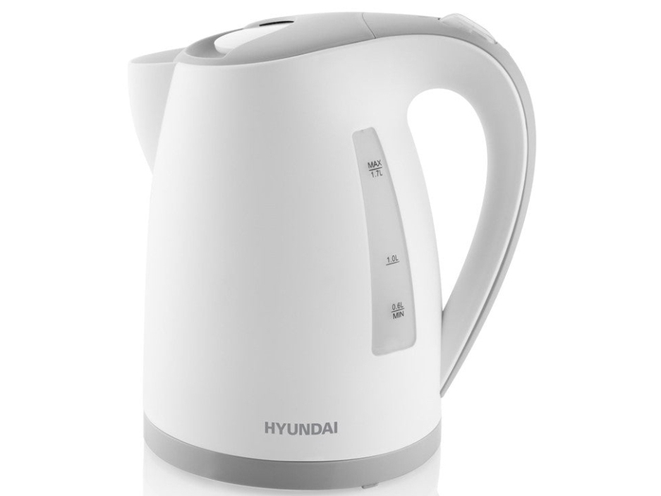 Hyundai Vk107g, 1,7 L, 2200 W, Grau, Weiß, Kunststoff, Wasserstandsanzeige, Überhitzungsschutz