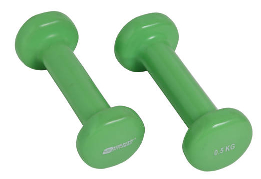 Schildkröt Fitness 960004, Håndvægt med fast vægt, Grøn, 500 g, 2 stk