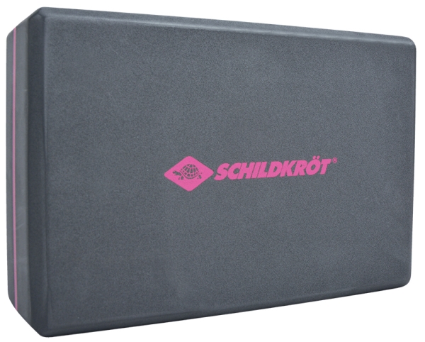 Schildkröt Fitness Yoga Block, Sort, Ethylen-vinylacetat (EVA) skum, 225 mm, 150 mm, 75 mm, 150 g