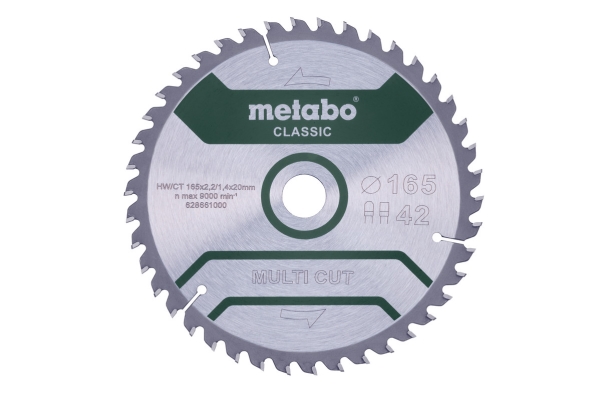 Metabo 628661000, Gjuten aluminium, Spånskiva, Koppar, Laminat, MDF, Trä, 16,5 cm, 2 cm, 1,4 mm, 5°, 1 styck | Verktyg & Verkstad - Handverktyg - Tillbehör til Handverktyg | GameStuff