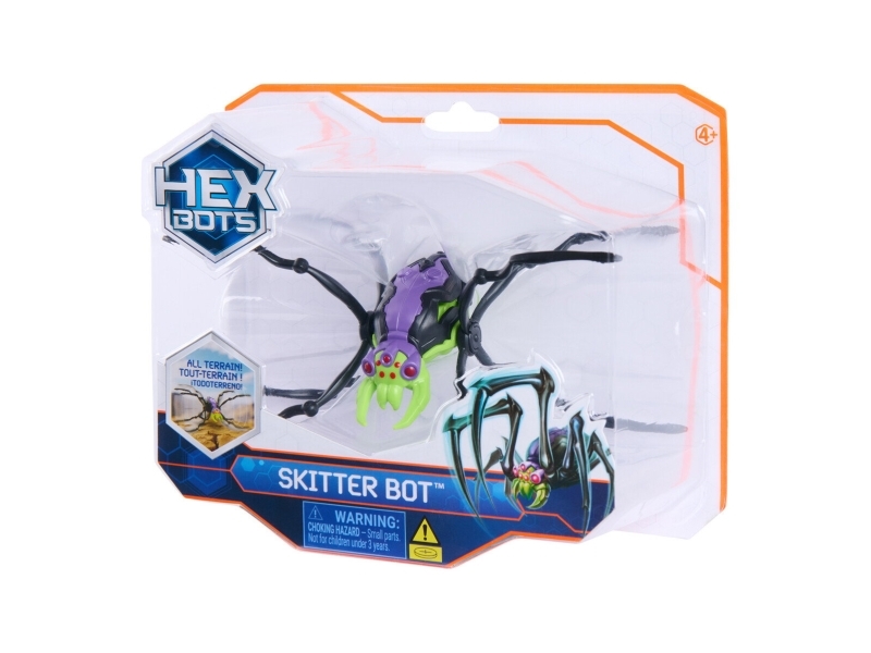 Hex Bots Skitter Bot Spider, Roboterspielzeug Für Kinder Mit Insektenähnlicher Bewegung Für Drinnen/Draußen, Roboterspielzeug Für Jungen & Mädchen Ab
