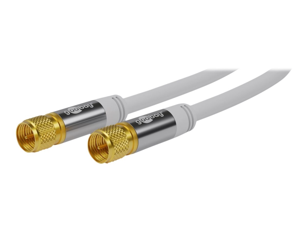 Wentronic 70598, 1 M, F, F, Weiß