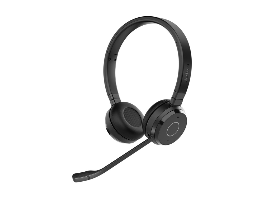 Jabra Evolve 65 Te Stereo - Headset - På Øret - Bluetooth - Trådløs - Usb-A Via Bluetooth Adapter - Støjisolerende - Certified For Microsoft Teams