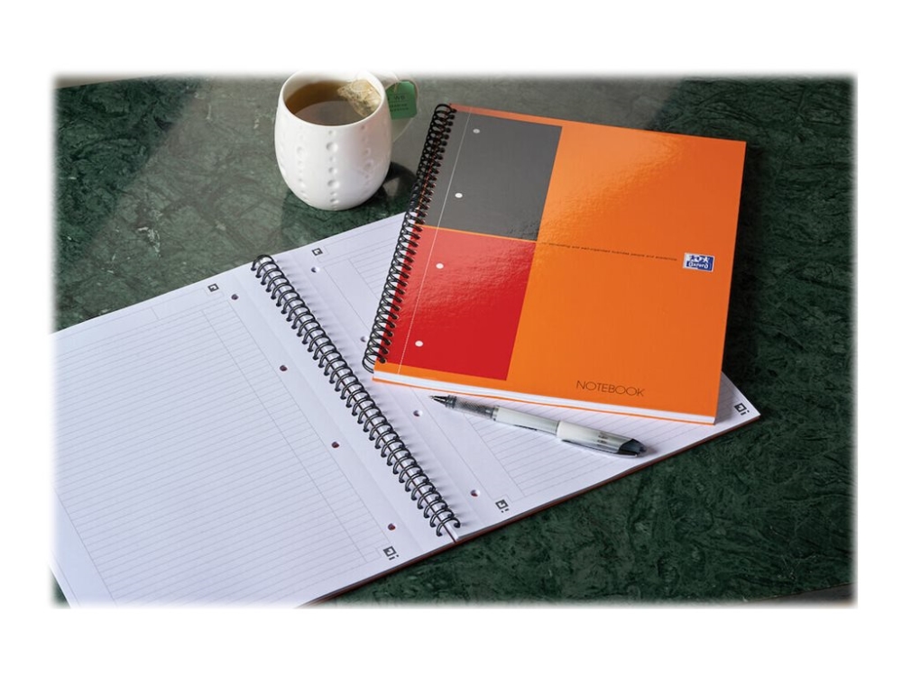 Notesbog Oxford International, A4+, linjeret, 80 ark, 80g