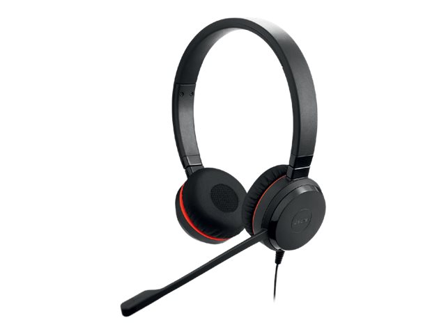 Jabra Evolve 20 Se Usb C/A Uc Stereo, Kabelgebunden, 150 - 7000 Hz, Büro/Callcenter, 132 G, Kopfhörer, Schwarz