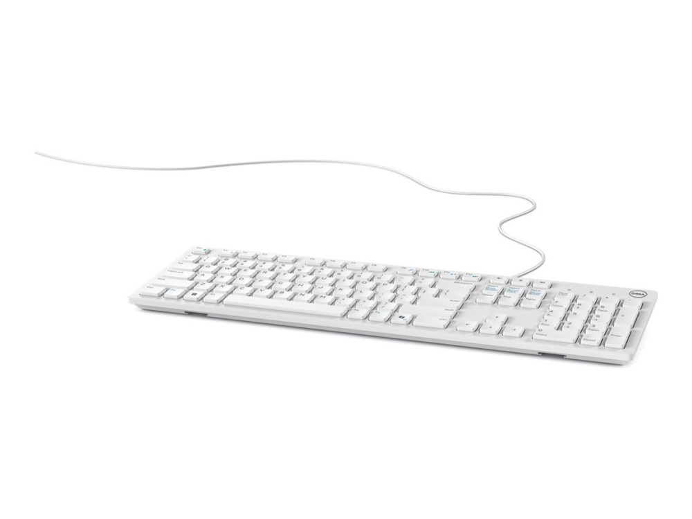 Dell KB216 - Tangentbord - multimedia - USB - QWERTY - hela norden - vit | Datorer & Surfplattor - Datorer - tillbehör - Tangentbord | GameStuff