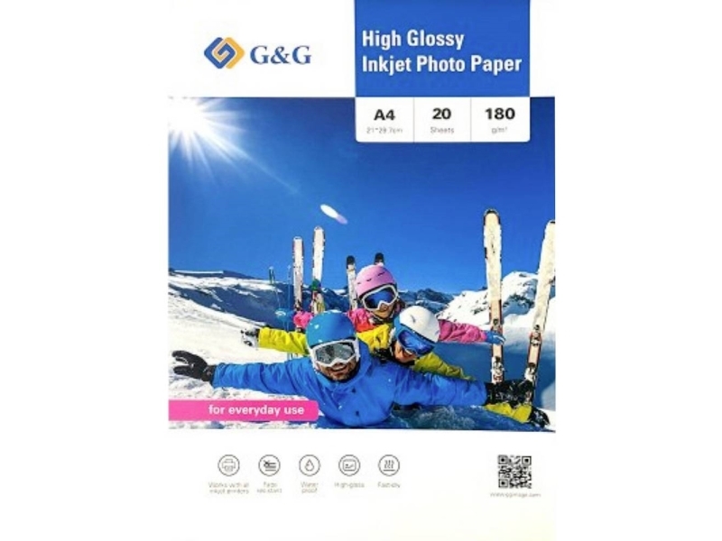 G&G 180GSM-A4-20 Fotopapir 180 g/m² 20 stk