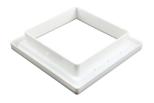 Övergångsstycke 15x15 för frånluftskanal | Ventilation & Klimat - Plaströr & Rördelar - Rör och rördelar | GameStuff