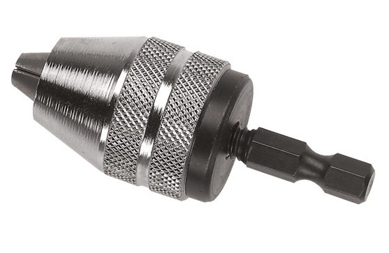 C.K Tools T2463, Selvspændende Borepatron, 1/4", Stål, Krom, Rustfrit Stål