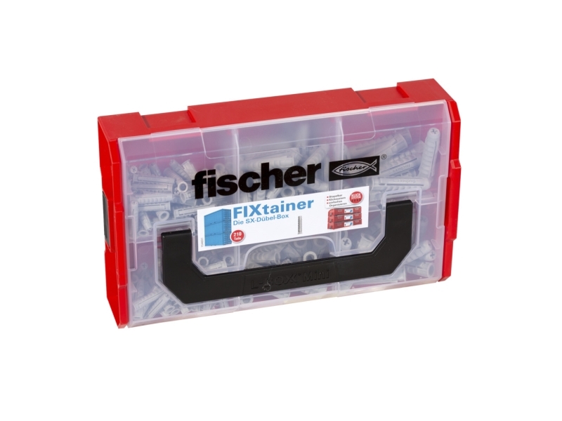 Fischer Fixtainer - Sx, Udvidelsesanker, Beton, Metal, Grå, 210 Stk, Kasse