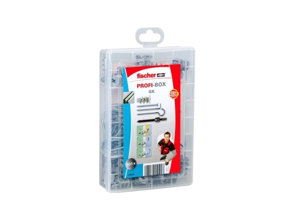 Fischer 518528, Schrauben- & Dübelsatz, Gipskarton, Nylon, 50 Stück(E), Box, 50 Plasterboard Fixings Gk