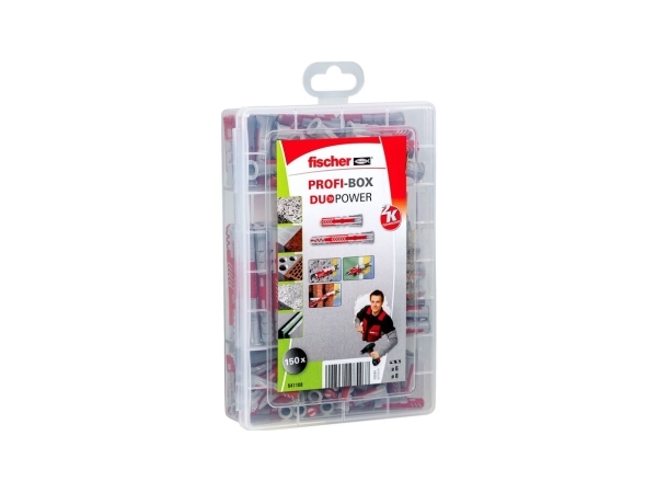 Fischer 541108, Vægstik, Autoklaveret gasbeton, Mursten, Beton, Gipsblok, Gypsum fibre board, Gipsplade, Plast, 150 stk, Kasse