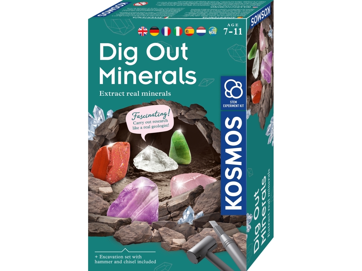 Kosmos Dig Out Minerals, Utgrävningskit, Arkeologi, 7 År | Leksaker - Vetenskap & Upptäckt - Biologi, geologi och arkeologi | GameStuff