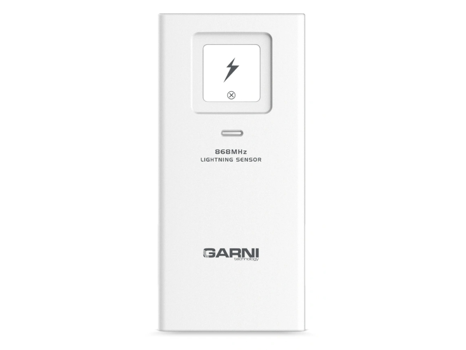 Garni 072L, Erkennung Von Blitzen, Weiß, 868 Mhz, 58 Mm, 19 Mm, 125 Mm