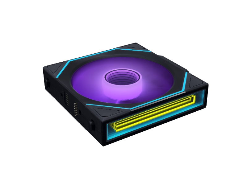 Lian Li Uni Fan Sl-Inf Wireless Lüfter, Argb, Pwm - Reverse Blade, 140Mm, Schwarz (G99.14Rslin1w1b.00)