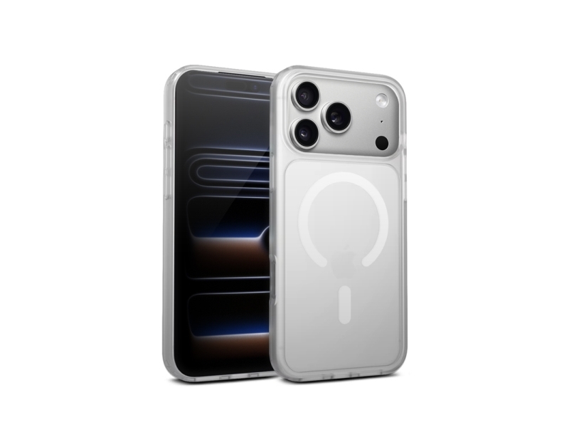 Crong Crghmmip1769pwht, Cover, Apple, Iphone 17 Pro Max, Hvid, Gennemsigtig