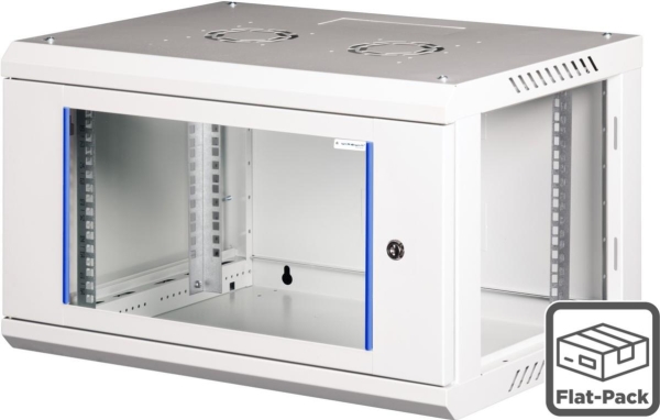 Wirewin 19" Wandschrank Einteilig Pro 3Nd Generation 600X450mm Hellgrau, 48,3 Cm (19")