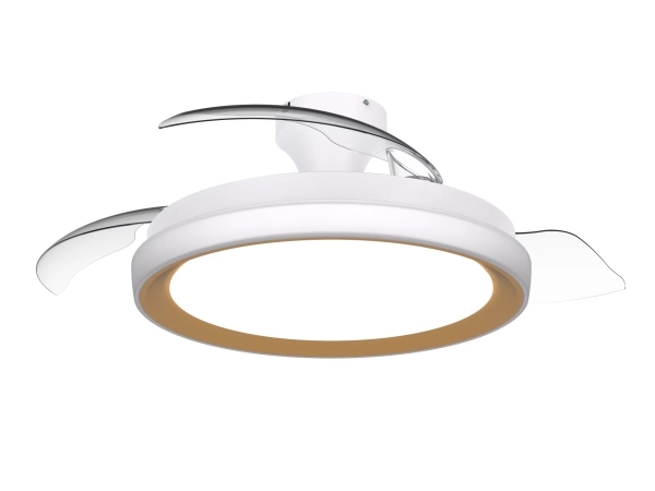 Philips Bliss Fan-taklampe, LED, IP20, Gull