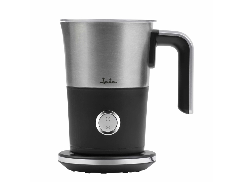 Jata Jecl1900, Automatisk Mælkeskummer/Varmer, Sort, Rustfrit Stål, 150 Ml, 300 Ml, Varm & Kold, Knapper